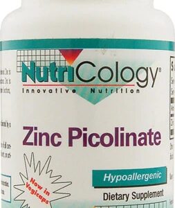 NutriCology Zinc Picolinate -- 60 Vegetarian Capsules