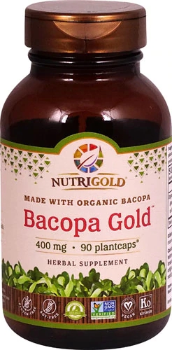 NutriGold Bacopa Gold™ -- 400 mg - 90 Plantcaps®