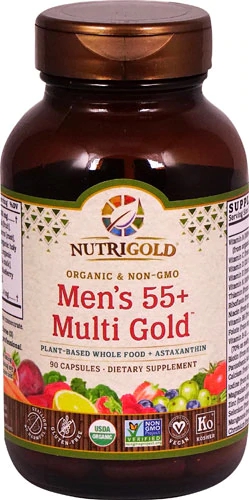 NutriGold Men's 55 plus Multi Gold™ -- 90 Capsules