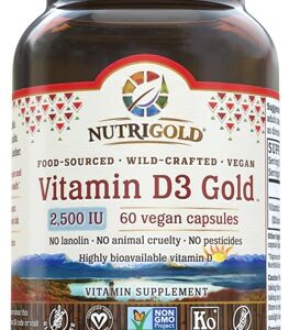 Comprar NutriGold Vitamin D3 Gold™ -- 2500 IU - 60 Vegan Capsules