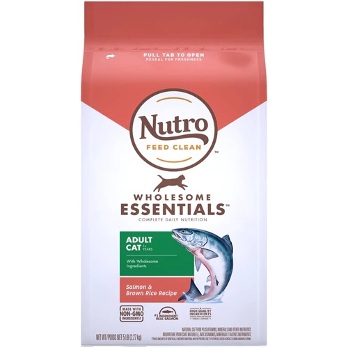 Comprar Nutro Wholesome Essentials Adult Dry Cat Food Salmon & Brown Rice -- 5 lbs
