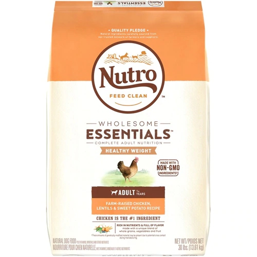 Comprar Nutro Wholesome Essentials™ Healthy Weight Dog Food with Chicken Lentils & Sweet Potato -- 30 lbs
