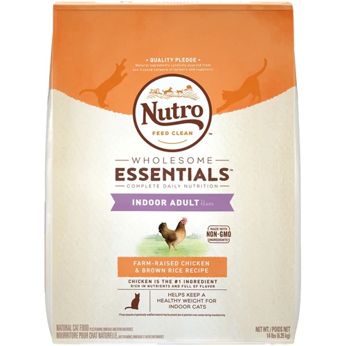 Comprar Nutro Wholesome Essentials™ Indoor Adult Cat Food Chicken & Whole Brown Rice -- 14 lbs