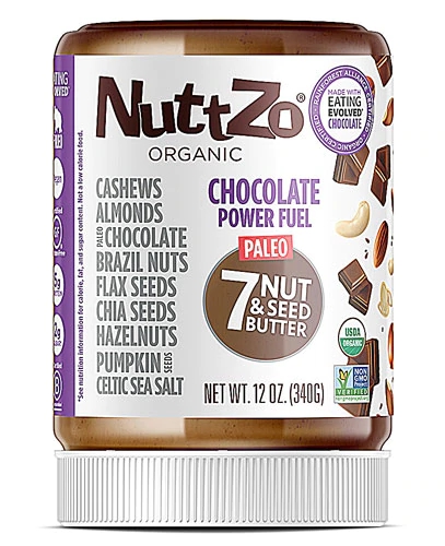 Comprar NuttZo Organic 7 Nut & Seed Butter Paleo Power Fuel Chocolate -- 12 oz
