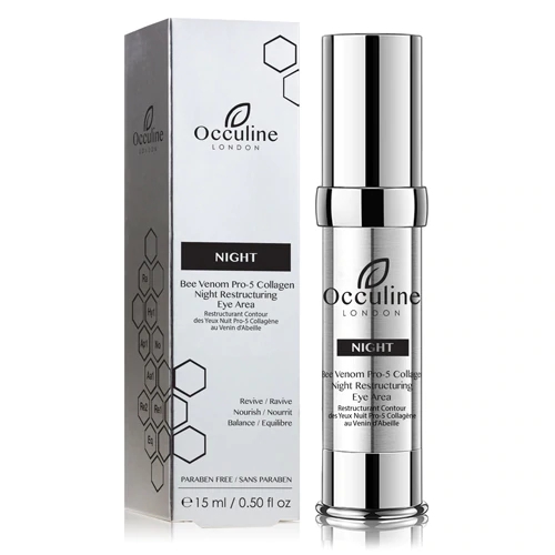 Occuline London Bee Venom & Pro-5 Collagen Overnight Restructuring Eye Treatment -- 0.5 fl oz