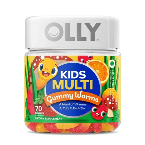 Comprar Olly Kids Multi Gummy Worms Sour Fruity Punch -- 70 Gummies