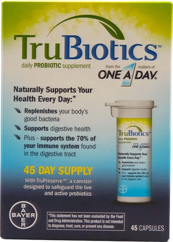 One-A-Day TruBiotics™ Daily Probiotic Supplement -- 45 Capsules