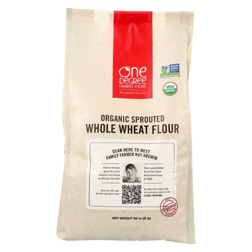 Comprar One Degree Organic Foods Organic Sprouted Whole Wheat Flour -- 80 oz