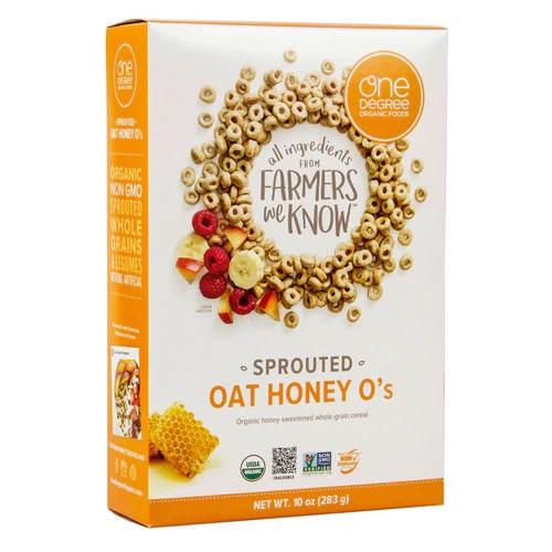 Comprar One Degree Organic Foods Sprouted Oat Honey O's -- 10 oz