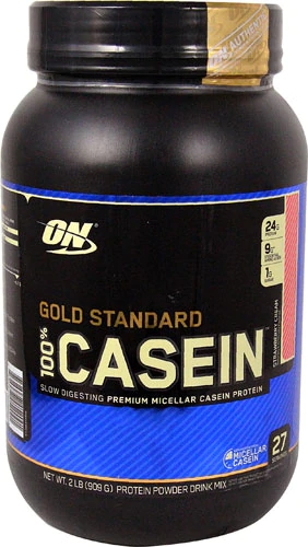 Comprar Optimum Nutrition Gold Standard 100% Casein™ Strawberry Cream -- 2 lbs