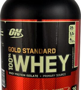 Comprar Optimum Nutrition Gold Standard 100% Whey Delicious Strawberry -- 2 lbs