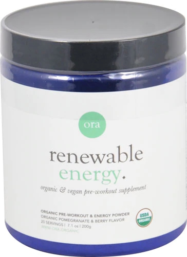 Comprar Ora Renewable Energy Pre-Workout Organic Pomegranate & Berry -- 7.1 oz