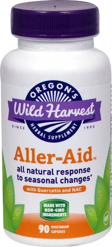 Comprar Oregon's Wild Harvest Aller-Aid™ with Quercetin and NAC -- 90 Gelatin Capsules