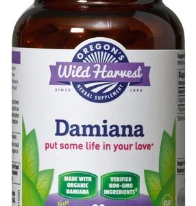 Oregon's Wild Harvest Damiana -- 90 Gelatin Capsules