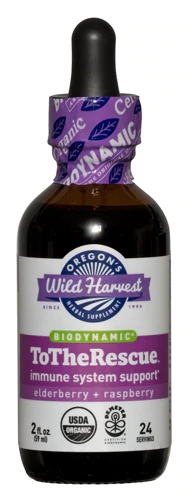 Comprar Oregon's Wild Harvest ToTheRescue Biodynamic® Herbal Tonic Organic Elderberry & Raspberry -- 2 fl oz