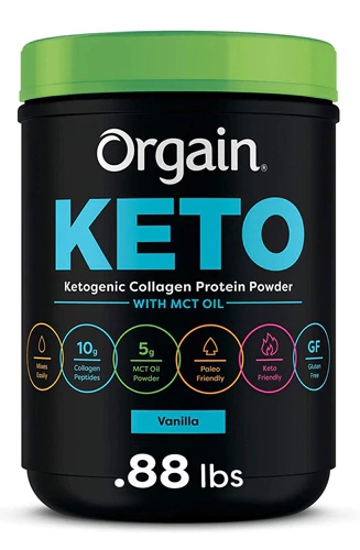 Comprar Orgain Keto Ketogenic Collagen Protein Powder Vanilla -- 0.88 lbs
