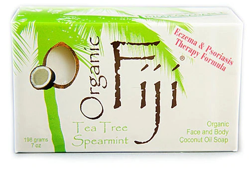Comprar Organic Fiji Organic Face and Body Coconut Oil Soap Tea Tree Spearmint -- 7 oz
