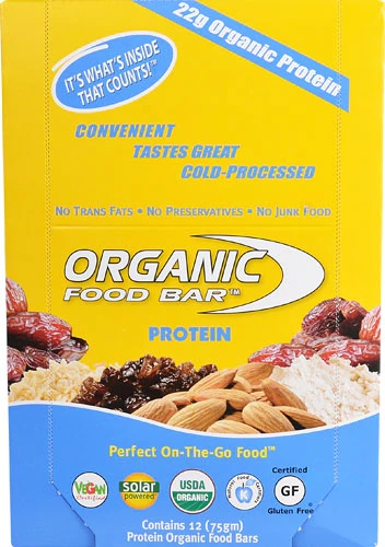 Comprar Organic Food Bar Protein -- 12 Bars