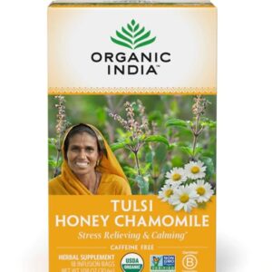 Organic India Tulsi Tea Honey Chamomile -- 18 Tea Bags