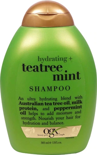 Organix Hydrating Teatree Mint Shampoo -- 13 fl oz