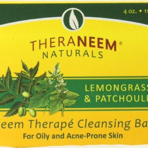 Organix South TheraNeem® Naturals Cleansing Bar Lemongrass and Patchouli -- 4 oz