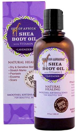 Out Of Africa Shea Butter Body Oil Lavender -- 9 fl oz