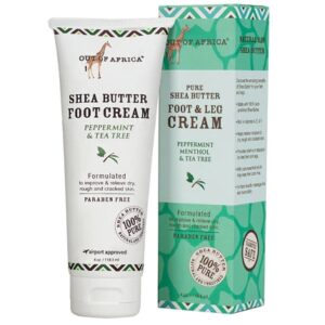 Out Of Africa Shea Butter Foot Cream Peppermint Menthol & Tea Tree -- 4 oz