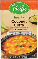 Pacific Foods Hearty Soup Coconut Curry -- 17 oz