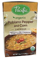 Pacific Foods Organic Chowder Poblano Pepper and Corn -- 17 oz