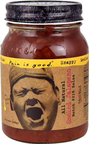 Comprar Pain Is Good Salsa Snappy Medium Batch #218 Smoked Jalapeno -- 15.5 oz