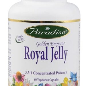 Paradise Herbs Golden Emperor Royal Jelly -- 60 Vegetarian Capsules