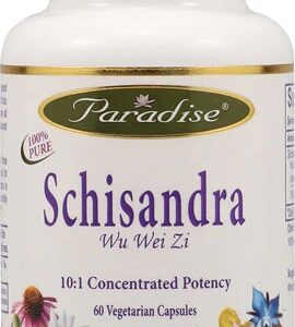 Paradise Herbs Schisandra -- 60 Vegetarian Capsules