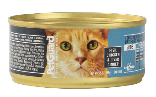 Comprar PetGuard Canned Cat Food Fish Chicken and Liver Dinner -- 5.5 oz
