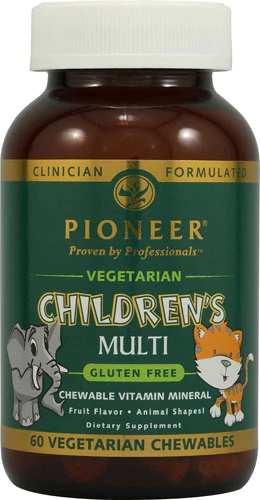 Comprar Pioneer Vegetarian Children's Multi Gluten Free Fruit -- 60 Chewables