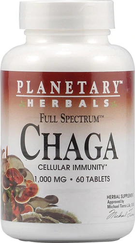 Planetary Herbals Chaga Full Spectrum™ -- 1000 mg - 60 Tablets