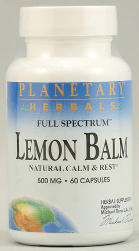 Comprar Planetary Herbals Full Spectrum™ Lemon Balm -- 500 mg - 60 Capsules