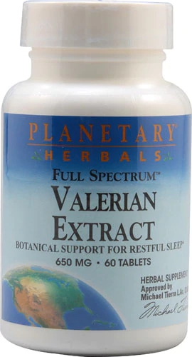 Comprar Planetary Herbals Full Spectrum™ Valerian Extract -- 650 mg - 60 Tablets