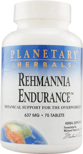 Planetary Herbals Rehmannia Endurance™ -- 637 mg - 75 Tablets