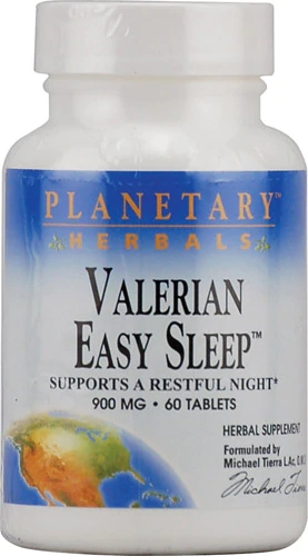 Planetary Herbals Valerian Easy Sleep™ -- 900 mg - 60 Tablets
