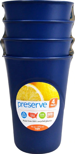 Comprar Preserve Everyday Cups Midnight Blue 16 Oz -- 4 Cups