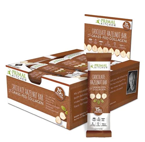 Comprar Primal Kitchen Collagen Fuel Bar Gluten Free Chocolate Hazelnut -- 12 Bars