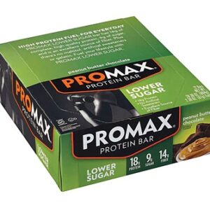 Promax LS Lower Sugar Energy Bar Peanut Butter Chocolate -- 12 Bars