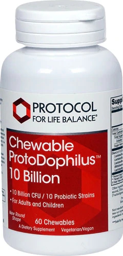 Comprar Protocol For Life Balance Chewable ProtoDophilus™ 10 Billion -- 60 Chewables
