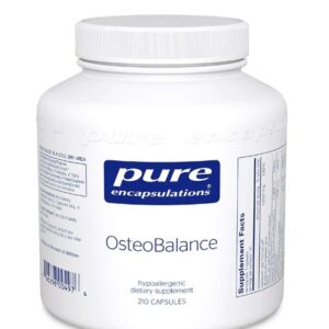 Pure Encapsulations OsteoBalance -- 210 Capsules
