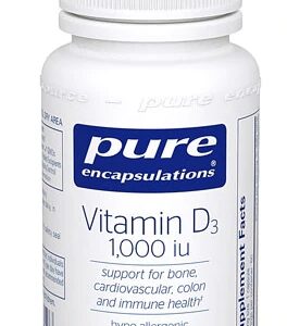 Pure Encapsulations Vitamin D3 -- 1000 IU - 60 Capsules