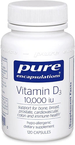 Comprar Pure Encapsulations Vitamin D3 -- 10000 IU - 120 Capsules