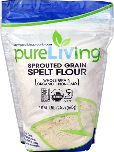 Comprar Pure Living Organic Sprouted Grain Spelt Flour -- 1.5 lb