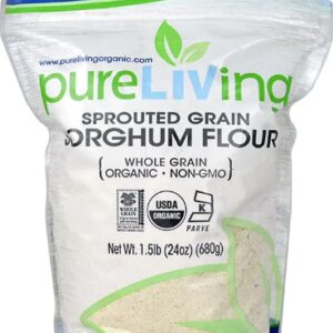 Pure Living Sprouted Grain Sorghum Flour Organic -- 1.5 lb