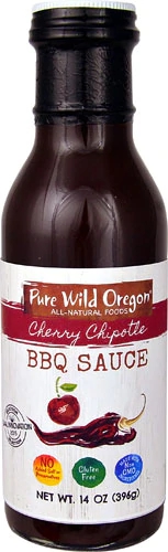 Comprar Pure Wild Oregon BBQ Sauce Gluten Free Cherry Chipotle -- 14 oz