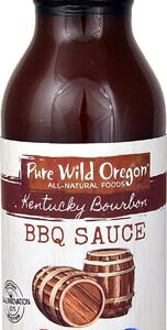 Pure Wild Oregon BBQ Sauce Gluten Free Kentucky Bourbon -- 14 oz